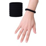 C&E Design Kadın 10'lu Siyah Ultra Esnek Bilek Lastik Toka