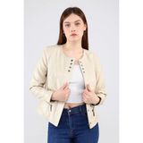 CE-YIL Kadın Spor Mont - XS - Bej