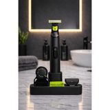 Ceatly Oneblade Pro Uyumlu Organizer Stand Plastik Modern Tasarım Şarj Kablo Girişli 1 Parça - Siyah
