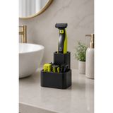 ceatly OneBlade Uyumlu Tıraş Makinesi Standı ve Başlık Düzenleyici Organizer – Masaüstü Banyo Standı
