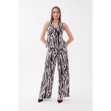 Cebby Zebra Desenli Yelek Pantolon Takım