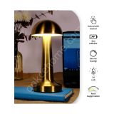 cebe home Şarjlı Dokunmatik LED Masa Lambası mantar led