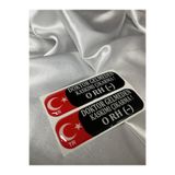 CEBECİOTO 0 RH (-) KAN GRUBU DAMLA ETİKET 8X2,5 AY YILDIZ TR (DOKTOR GELMEDEN KASKIMI ÇIKARMA) BİLGİLENDİRİCİ ETİKET MOTOR STİCKER