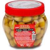 Cebel Biberli Yeşil Zeytin 450 gr Pet Ambalajda Türkiye Menşeli Organik Zeytin Türü