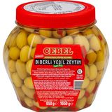 Cebel Yeşil Zeytin Biberli 950 gr Pet 4xl (201-230 Kalibre)