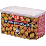 Cebel Yeşil Zeytin Biberli Xl 201-230 Kalibre 600 gr Tnk