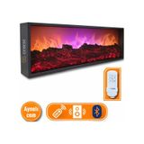 Cebese Elektrikli Şömine 100 X 31.5 X 16 Cm Bluetooth Ses Sistemli Uzakt