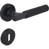 Çebi Kapı Kolu Knurling A5182 MP24 MP24 Mood Nkt. ODA KAPI KOLU - Mat Siyah