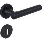 Çebi Kapı Kolu Knurling A5188 MP24 MP24 Fugi Düz. ODA KAPI KOLU - Mat Siyah