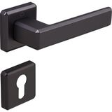 Çebi Kapı Kolu Modern A5106 Carlı MP27 YALE KAPI KOLU - Antrasit