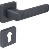 Çebi Kapı Kolu Zıpp C5219 MP67 Çizgili Root Yale Kapı Kolu - Füme