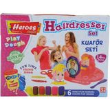 Çebi Toys Kuaför Oyun Hamuru Seti 14 Parça 6 Renk - Kırmızı