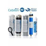 Cebilon Uyumlu 5’li Su Arıtma Filtresi Seti Açık Kasa Lg Membranlı Inline Filtre Seti | Nsf Sertifikalı Su Arıtma Filtre Takımı