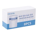 CECEFIN Musluk Genişletici Havalandırıcı Su Filtresi - 8 adet 5um Mikro Gözenekli Arıtıcı, 3 cm Çapında Güçlü Filtre - Yetenek Elemanı, Su Koşullarını İyileştirir