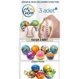 ÇEÇEN HOME 3'lü Sünger Stres Top Seti , El Bilek Güçlendirici Sıkma Topu, 3 Adet Stres Topu Sünger Yumuşacık Eğitici Stres Giderici Oyuncak Top 6 CM Yumuşak Beyzbol Topu
