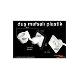 ÇEÇEN HOME Duş Mafsalı Plastik Tek Vidalı Beyaz Renk Fiskiye Oturağı Banyo El Duşu Tutucu Duş Seti