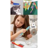 ÇEÇEN HOME Paslanmaz Çelik Uzun Dişli İnsan Bit Temizleme Tarağı, Bit Tarağı, Kedi-Köpek Bit Tarak,İnsan Ve Hayvan Bit-Pire Tarağı (15 CM)