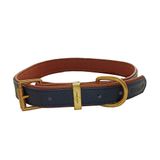 CecePet Baldur Handmade Deri Köpek Tasması Mavi M (36-45CM) Cl-Ba-B-M