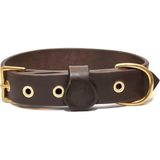 CecePet Tengri Handmade Deri Köpek Tasması Kahverengi L (46-55 Cm) Cl-Te-Br-L