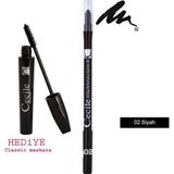 Cecile All Day Performance No:02 Siyah Eyeliner + Classic Maskara