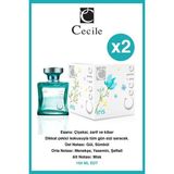 Cecile Cecile ıris Başdöndüren Koku Kalıcı Etki Bayan Parfüm Seti Edt 100ML X2 - 100 ml