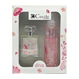 Cecile Diva 55 ml + 150 ml EDP Body Mist Kadın Parfümü