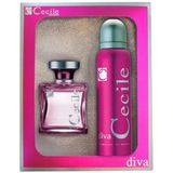 Cecile Diva EDT 100 Ml ve Deodorant 150 Ml Bayan Parfüm Seti