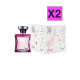 Cecile Diva EDT 2 x 100 ml Kadın Parfüm
