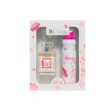 Cecile Diva EDT 55 ml + Deodorant 150 ml Kadın Parfüm Set