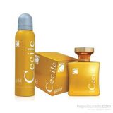 Cecıle Gold EDT 100 Ml ve Deodorant 150 Ml Bayan Parfüm Set