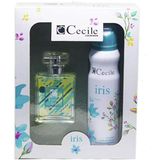 Cecile Irıs 55 ml EDT + 150 ml Deodorant Kadın Parfüm Set