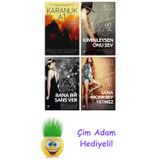 Cecily Von Ziegesar 4 Kitap Seti + Çim Adam Hediye