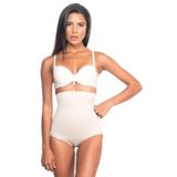 Cecimer 1 Beden Küçülten 2813 Iz Yapmaz Mide Toparlayıcı Slip Korse, Bej, 2XL