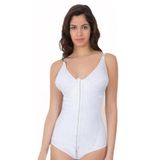 Cecimer 1 Beden Küçülten 2871 Agraflı Balenli Toparlayıcı Boy Korse, Bej, 2XL