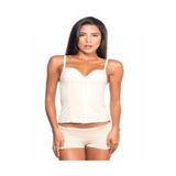 Cecimer 1 Beden Küçülten Agraflı Balenli Karın Toparlayıcı Bel Korse Ten 2865t, Bej, 2XL