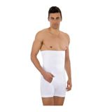 Cecimer 1 Beden Küçülten Boxer Erkek Korse E1005 Beyaz M, Beyaz, 2XL