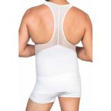 Cecimer 1 Beden Küçülten Dikişsiz Fantazi Atlet Korse E1009, Beyaz, 2XL