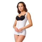 Cecimer 1 Beden Küçülten Kadın Atlet Korse, Beyaz, 2XL