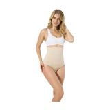 Cecimer 1 Beden Küçülten Kadın Bej Dikişsiz Slip Korse, Bej, 2XL
