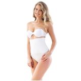 Cecimer 1 Beden Küçülten Kadın Bej Yüksek Bel Double Slip Korse, Bej, 2XL
