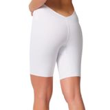 Cecimer 1 Beden Küçülten Kadın Beyaz Balenli Dekolte Paçalı Korse 2927, Beyaz, 2XL