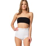 Cecimer 1 Beden Küçülten Kadın Beyaz Lazer Slip Külot Korse 2819, Beyaz, 2XL