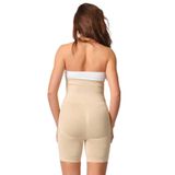Cecimer 1 Beden Küçülten Kadın Beyaz Önden Agraflı Yüksek Bel Boxer Korse 2087, Beyaz, 2XL