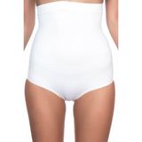 Cecimer 1 Beden Küçülten Kadın Beyaz Seamless Yüksel Bel Slip Korse 2008, Beyaz, 2XL