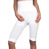 Cecimer 1 Beden Küçülten Kadın Beyaz Yüksel Bel Çift Kat Kalça Karın Toparlayıcı Korse 2015b, Gri, 3XL