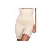 Cecimer 1 Beden Küçülten Kadın Dikişsiz Çift Kat Korse 2014, Bej, 2XL