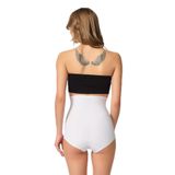 Cecimer 1 Beden Küçülten Kadın Karın Toplayıcı Destekli Slip Korse, Beyaz, 2XL