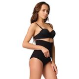 Cecimer 1 Beden Küçülten Kadın Lazer Kesim Korse Külot, Turuncu, XL