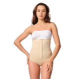 Cecimer 1 Beden Küçülten Kadın Sıkılaştırıcı Beyaz Dikişsiz Agraflı Slip Korse