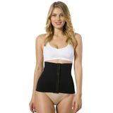 Cecimer 1 Beden Küçülten Kadın Siyah Agraflı Double Bel Korse, Siyah, 2XL